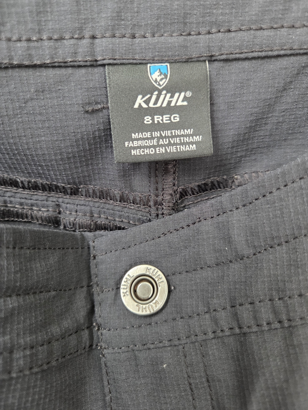 Kuhl Womens 8R Gray Cargo Zip-Off Utility Pants Shorts Hiking Outdoor Pockets - Picture 4 of 15